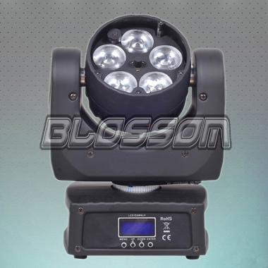 5*10W 4IN1 LED Moving Head Bea...